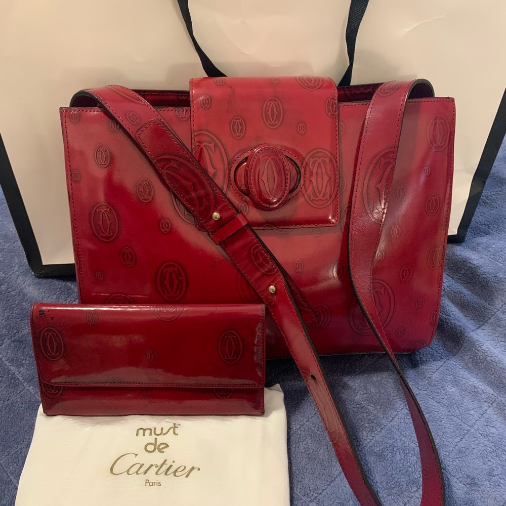 Cartier Birthday bag and wallet